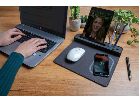 Air Mousepad mit 5W Wireless Charger und USB