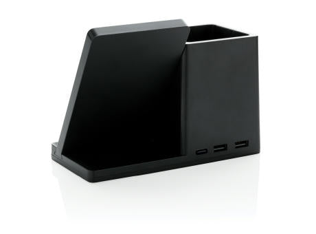 Ontario 10W Wireless Charger aus Bambus und RCS Kunststoff