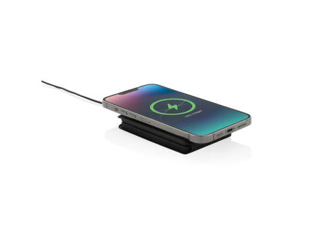 Swiss Peak 15W 3-in-1 magnetischer Wireles Charger aus rPU