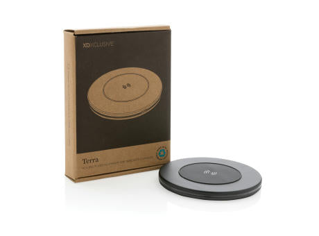 Terra 10W Wireless Charger aus RCS recyceltem Aluminium