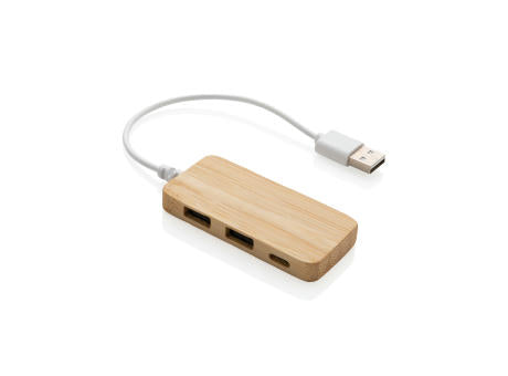Bambus-Hub mit Type-C