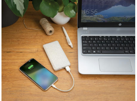 10.000 mAh Weizenstroh Powerbank