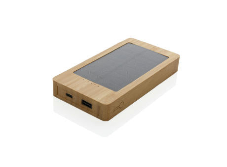 Sunwick 10.000mah Bambus Solar Powerbank