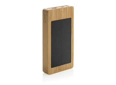 Sunwick 10.000mah Bambus Solar Powerbank