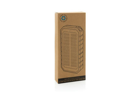 10.000 mAh Solar-Powerbank mit 10W Wireless aus RCS Plastik