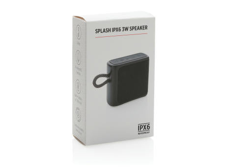 Splash IPX6 3W Lautsprecher
