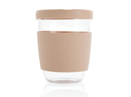 Ukiyo Borosilikatglas mit Silikondeckel & Sleeve