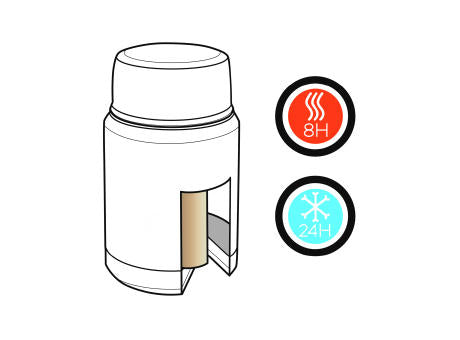Swiss Peak Elite Kupfer Vakuum Food-Container