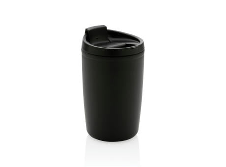 GRS recycelter PP-Becher mit Flip-Deckel