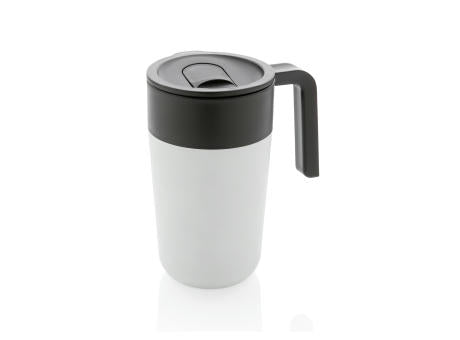 GRS recycelte PP und Stainless Steel Tasse mit Griff
