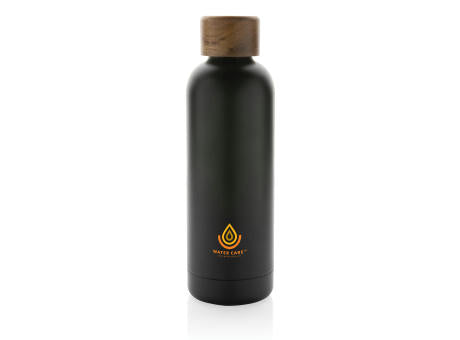 Wood Vakuumflasche aus RCS recyceltem Stainless-Steel