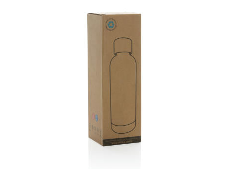 Wood Vakuumflasche aus RCS recyceltem Stainless-Steel