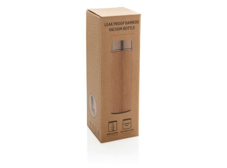 Auslaufsichere Bambus-Vakuumflasche