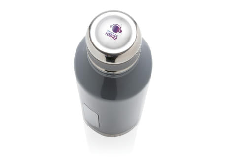 Auslaufsichere Vakuumflasche mit Logoplatte