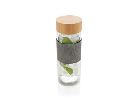 Impact doppelwandige Borosilikatglas-Flasche