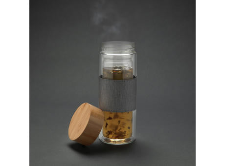 Impact doppelwandige Borosilikatglas-Flasche