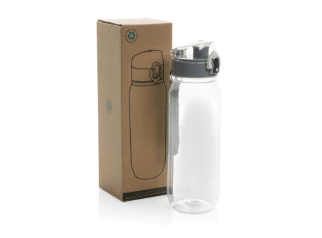 Yide verschließbare Wasserflasche aus RCS rec. PET, 800ml