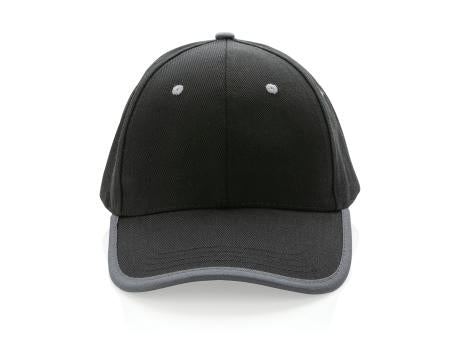 Impact AWARE™ 280gr Brushed rCotton 6 Panel Kontrast-Cap