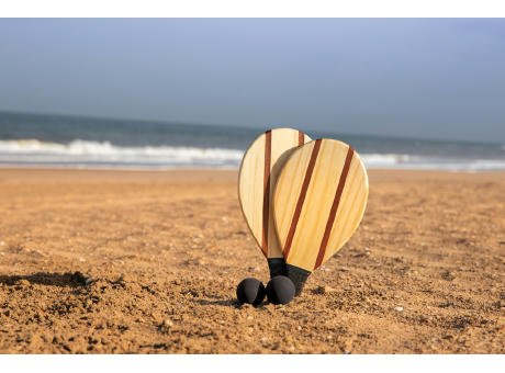 Frescobol Tennis-Set aus Holz