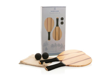Frescobol Tennis-Set aus Holz