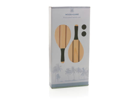 Frescobol Tennis-Set aus Holz