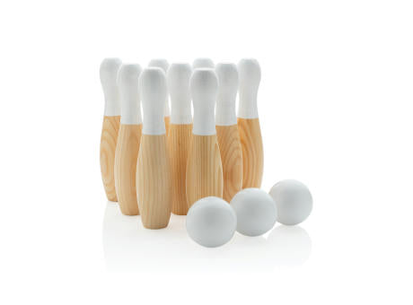 Kegel-Set aus Holz