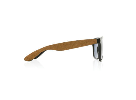 Sonnenbrille aus GRS recyceltem PC-Kunststoff mit Kork