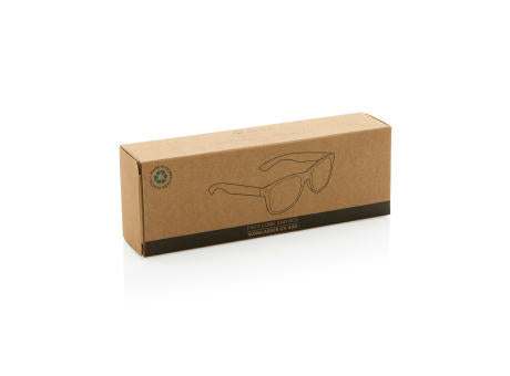 Sonnenbrille aus GRS recyceltem PC-Kunststoff mit Kork