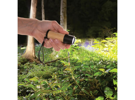 Bambus- und RCS-Recyclingplastiktaschenlampe