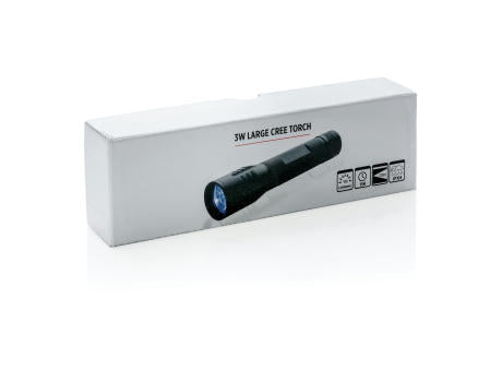 Große 3W Cree Taschenlampe