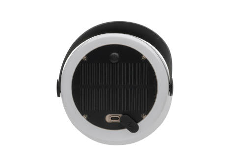 SolarGlow Außenleuchte aus RCS rec. Kunststoff mit USB-Lampe