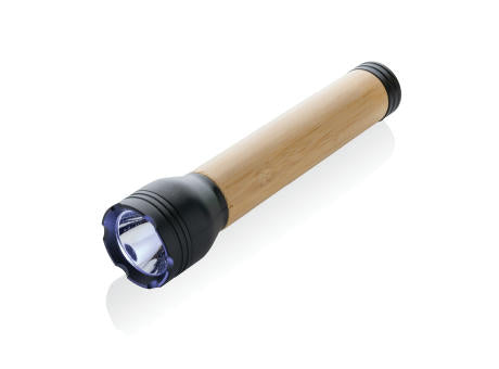 Lucid 5W Taschenlampe aus RCS recyceltem Kunststoff & Bambus