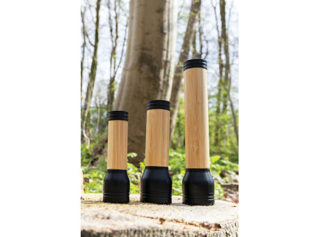 Lucid 5W Taschenlampe aus RCS recyceltem Kunststoff & Bambus