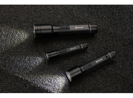 Heavy-Duty USB-Taschenlampe aus RCS recyceltem Aluminium