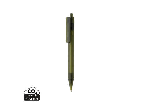 GRS rPET X8 transparenter Stift