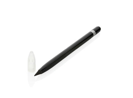 Tintenloser Stift aus Aluminium mit Radiergummi