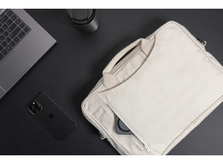 Laluka AWARE™ 15.4" Laptop-Tasche aus recycelter Baumwolle