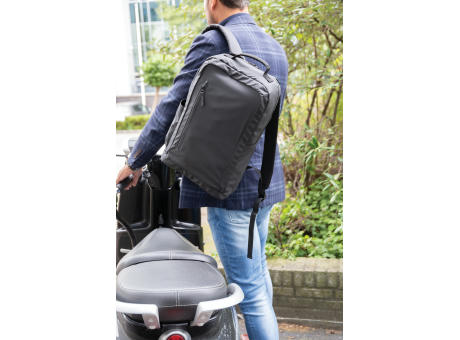 Fashion schwarzer 15.6" Laptop-Rucksack, PVC-frei