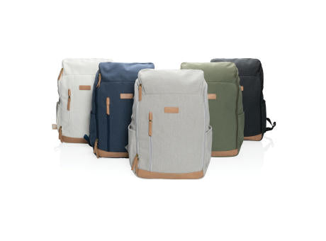 Impact AWARE™ 16 oz. r recyceltem canvas 15" Laptop-Rucksack