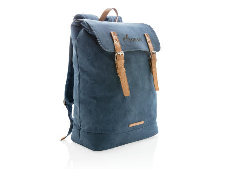 Canvas Laptop-Rucksack, PVC-frei