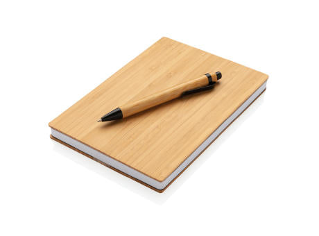 A5 Bambus Notizbuch & Stift