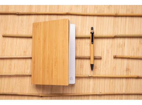 A5 Bambus Notizbuch & Stift