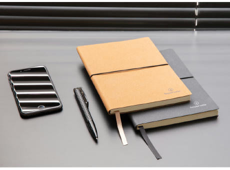 A5 Notizbuch aus GRS recyceltem Leder