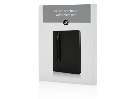 Basic Hardcover PU A5 Notizbuch mit Stylus-Stift