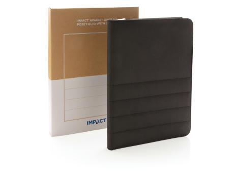 Impact AWARE™ RPET A4 Portfolio mit Reißverschluss