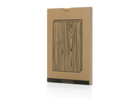 Kavana A5 Notizbuch mit Holz-Print