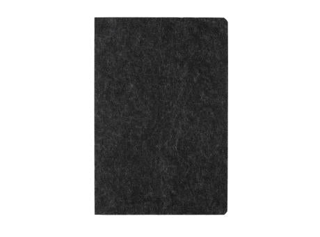 Phrase GRS-zertifiziertes A5-Notizbuch aus recyceltem Filz