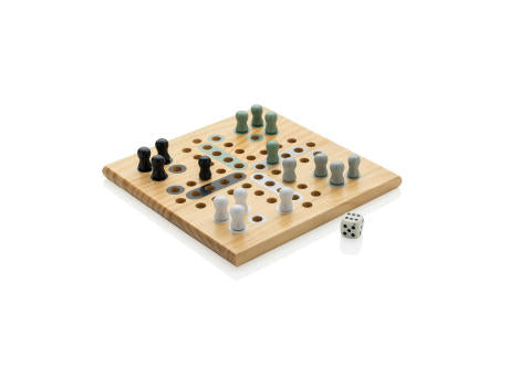 Claire Ludo-Spiel aus Holz