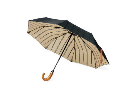 VINGA Bosler AWARE™ 21" faltbarer Schirm aus recyceltem PET