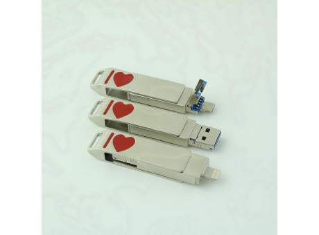 EM75 OTG USB 3.0 Typ C 8 GB Silber